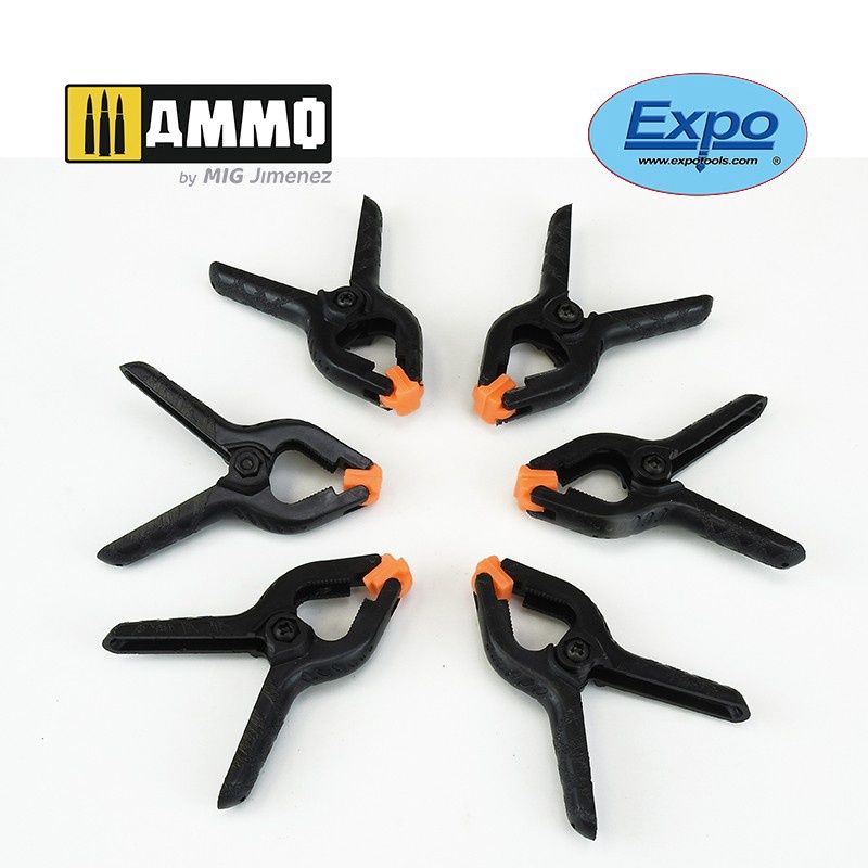 expo 6pc micro clamp set cl098