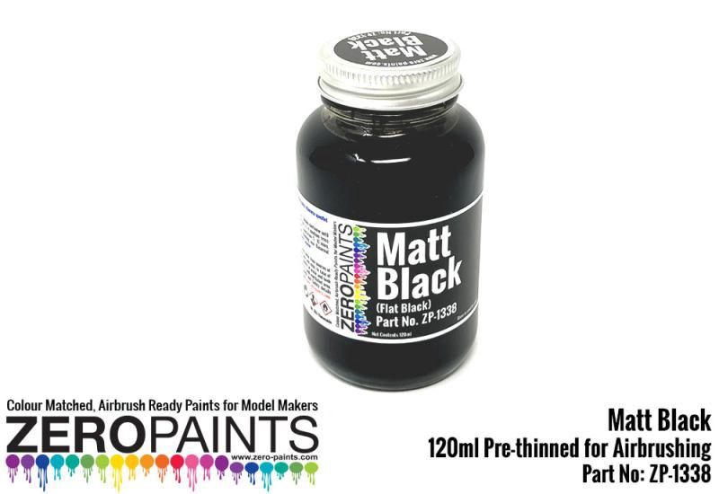 ZP1338 Matt Black Paint 100ml