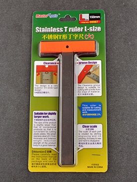stainless t ruler l-size