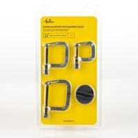 Heller: Screw clamp set (3 pieces) with magnetic base [1000990030]