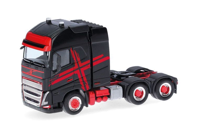Volvo FH GL XL &#39;20 3a., zwart/rood