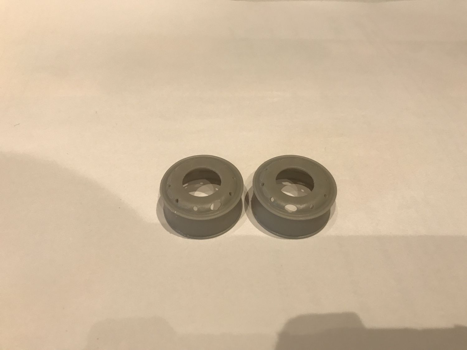 Split rim wheel set for italeri without hubs for italeri driven inner wheels
