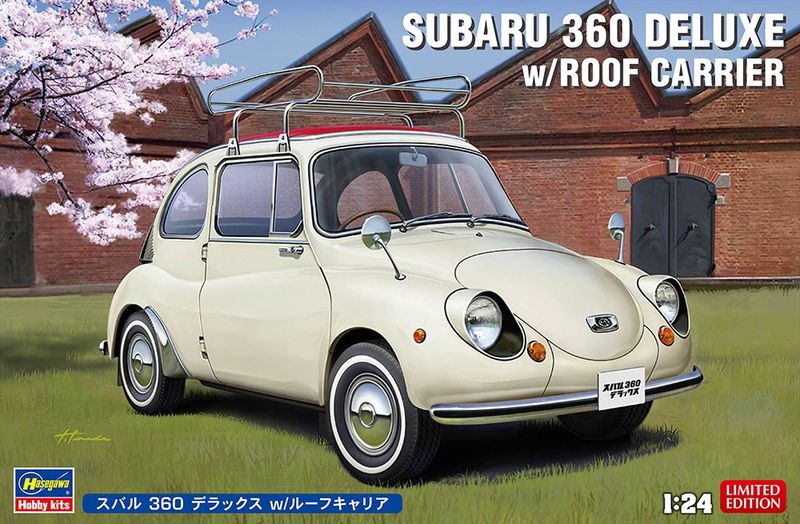 1/24 Subaru 360 Delux W. roof