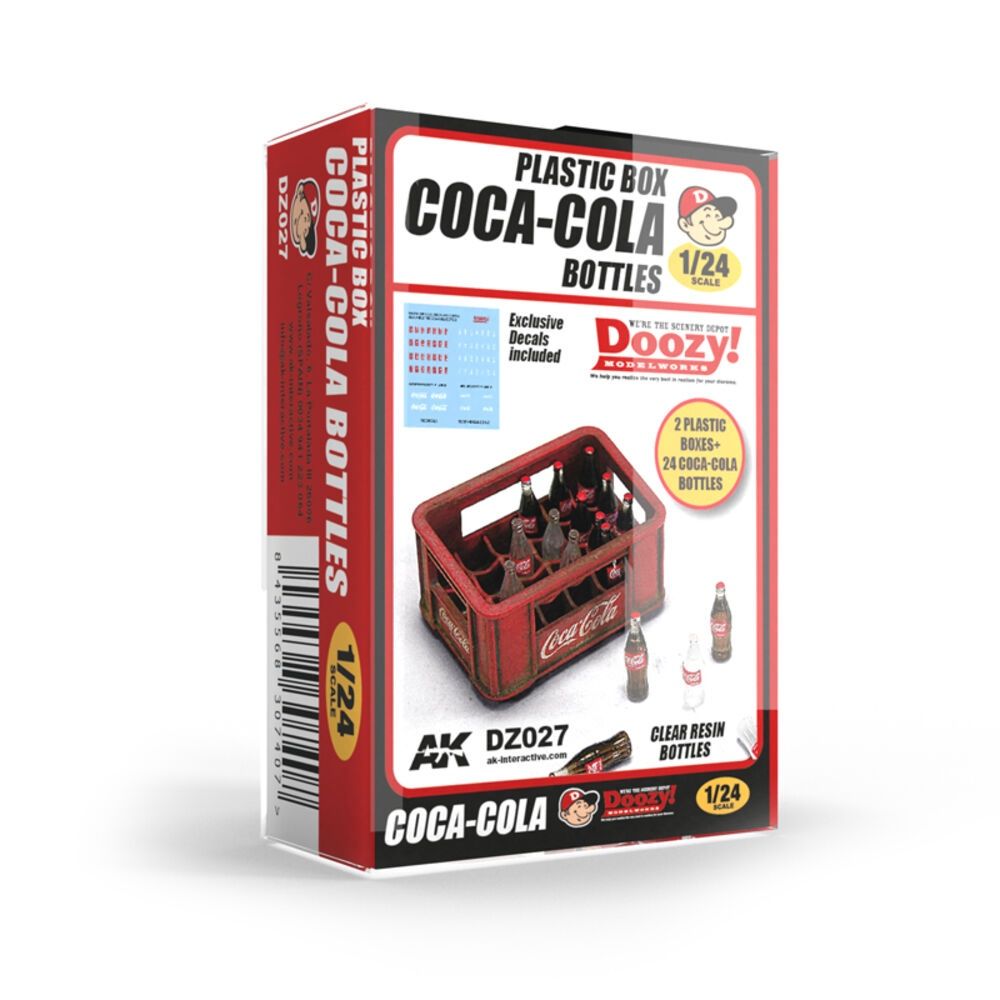 1940-1980&#39;s PLASTIC BOX COCA-COLA BOTTLES