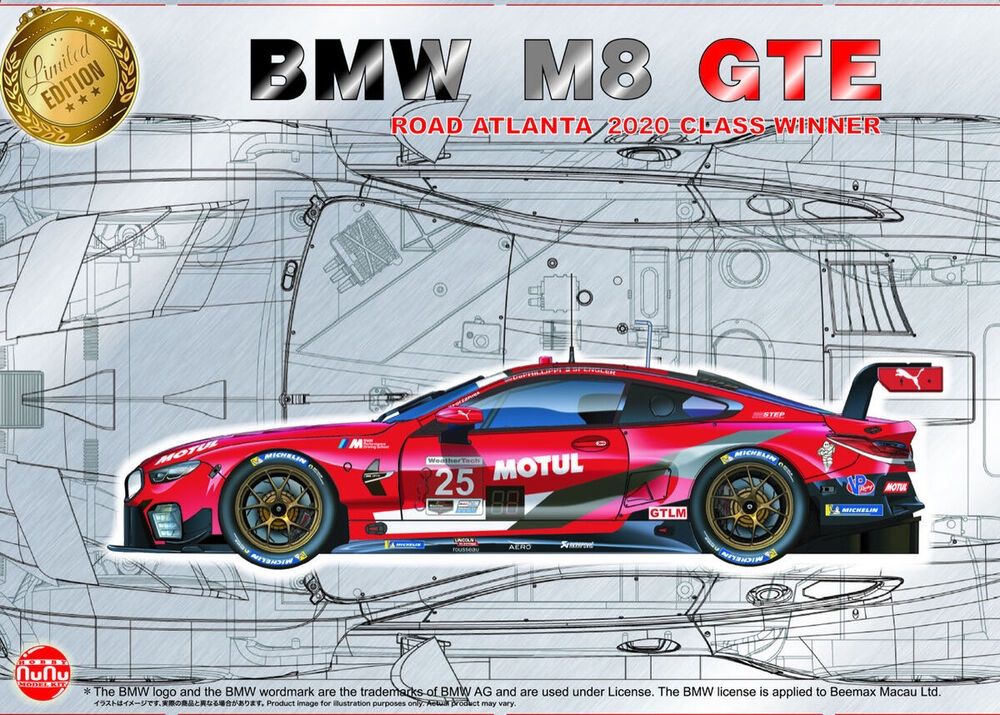 BMW M8 GTE 2020 Road Atlanta Class Winner