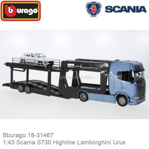 1:43 Scania S730 Highline Lamborghini Urus