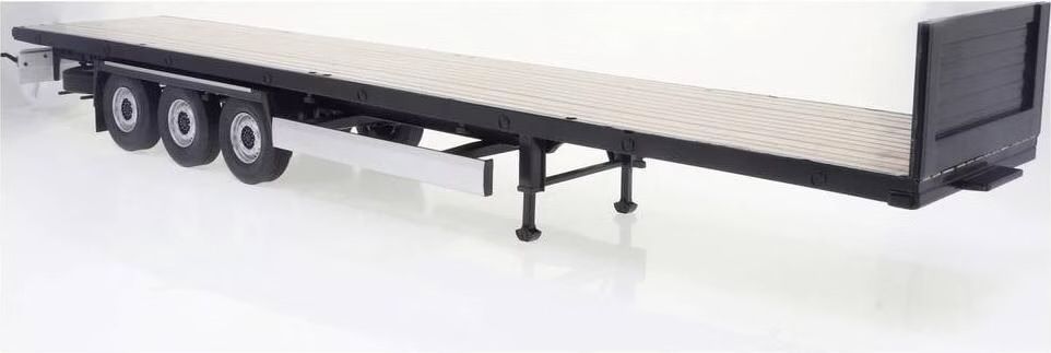 Transport trailer black Solido 1/24