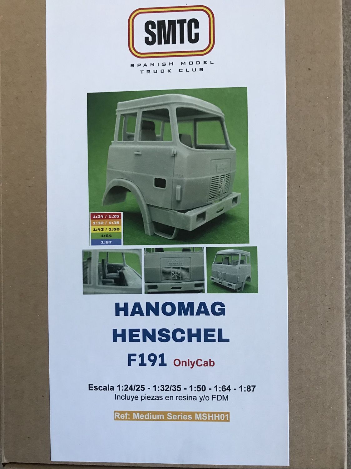 Hanomag - Henschel F191 cab + acces. 1/24