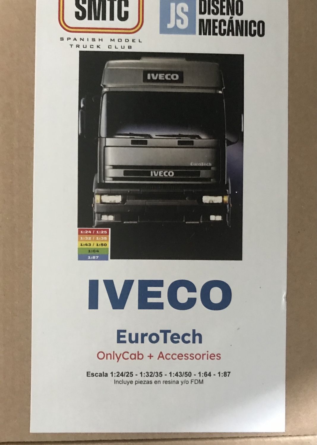 IVECO Eurotech Cab+acces. 1/24