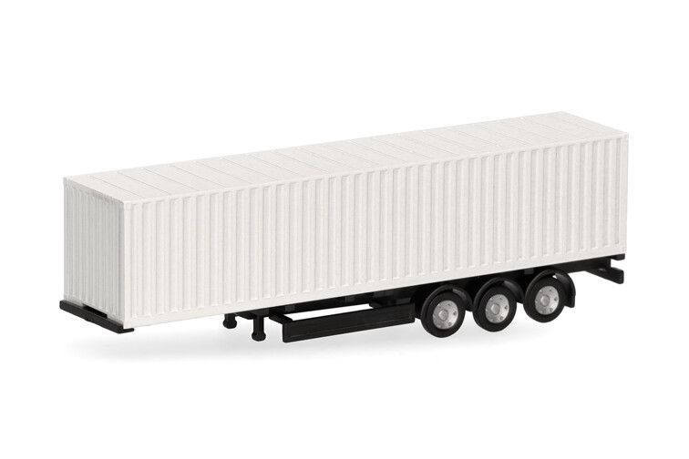 Oplegger / container 3a., wit (2 st.)