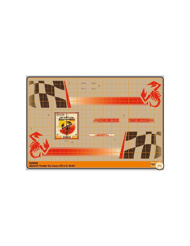 Abarth Lamberet Trailer - M62565 1/87
