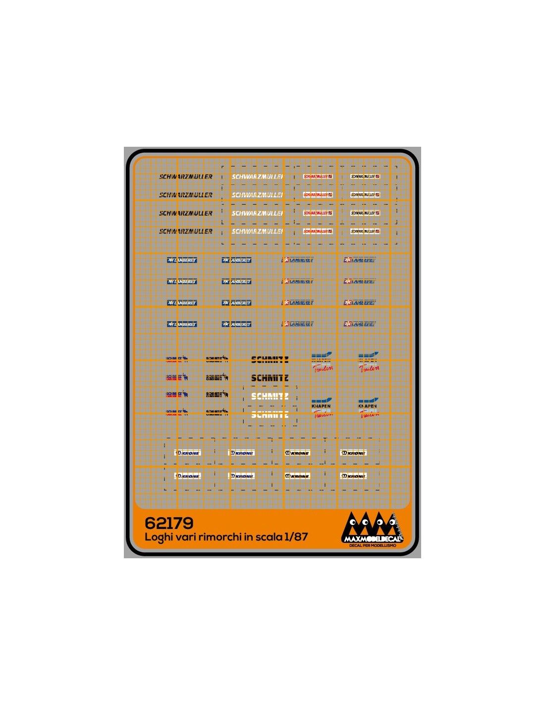 Logos for trailer - M62179 1/87