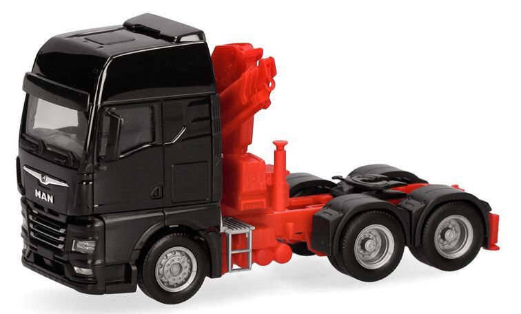 MAN TGX GX 6x4 + HIAB, zwart