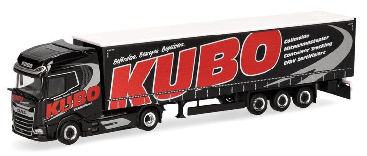 DAF XG+ gordijntrailer KUBO