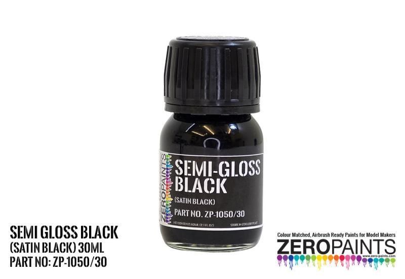 Semi Gloss Black (Satin Black) - 30ml