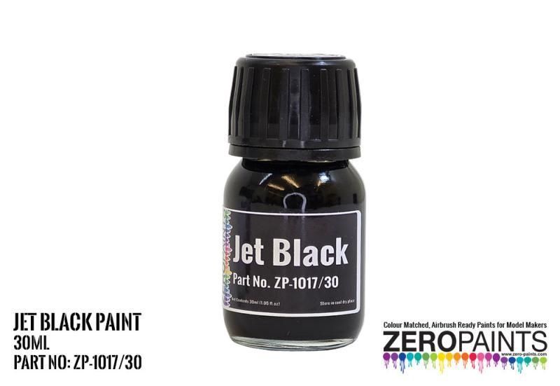 Jet Black (Solid) Paint - 30ml