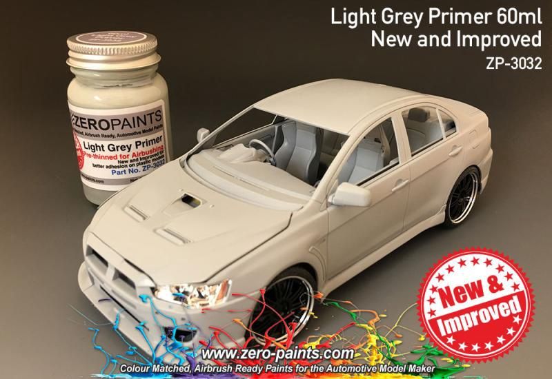 Light Grey Primer 60ml Airbrush Ready zp-3033