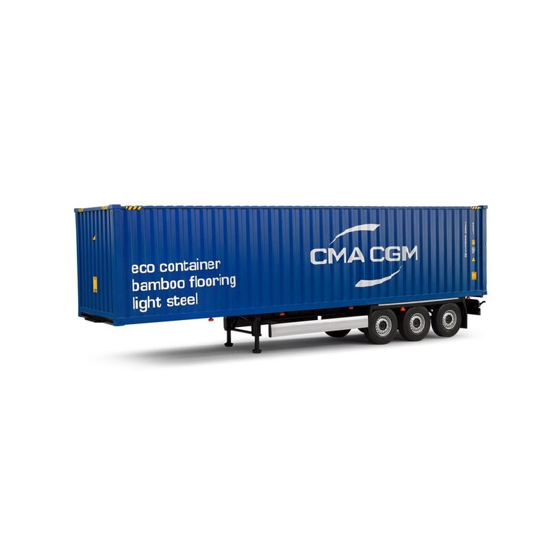 Container trailer blue 2024 1/24