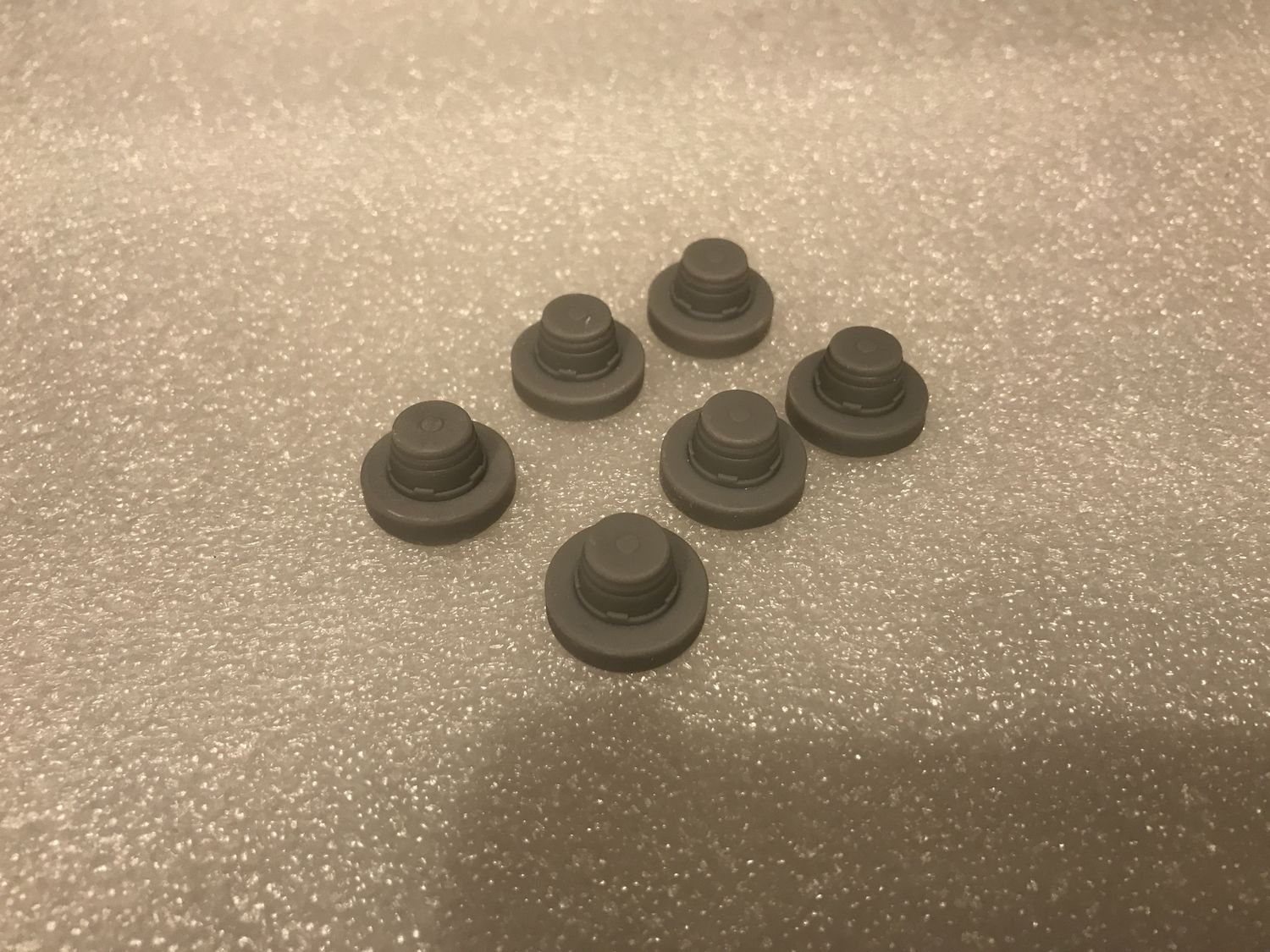 SAF trailer axle hubs for Italeri trailers 6 pcs