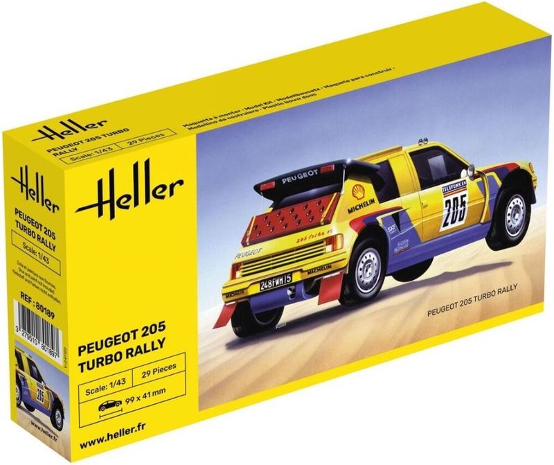 Peugeot 205 turbo Rallye 1/43