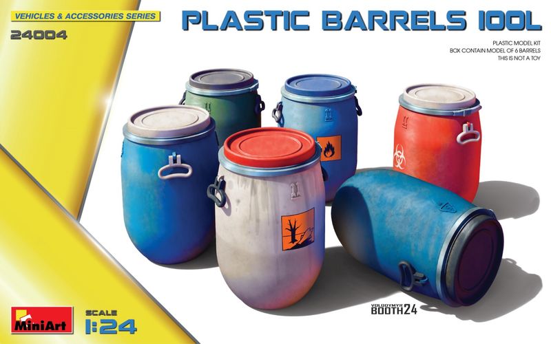 1/24 plastic barrels