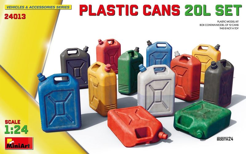1/24 Plastic cans 20l set