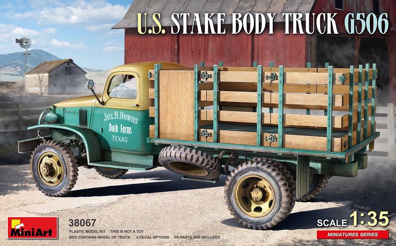 1/35 us stake body truck