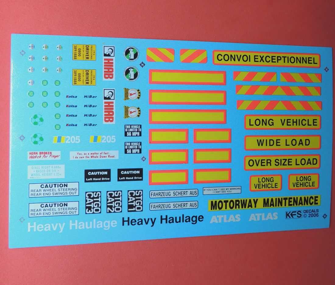 Truck High Visibility Vehicle Signs Decals