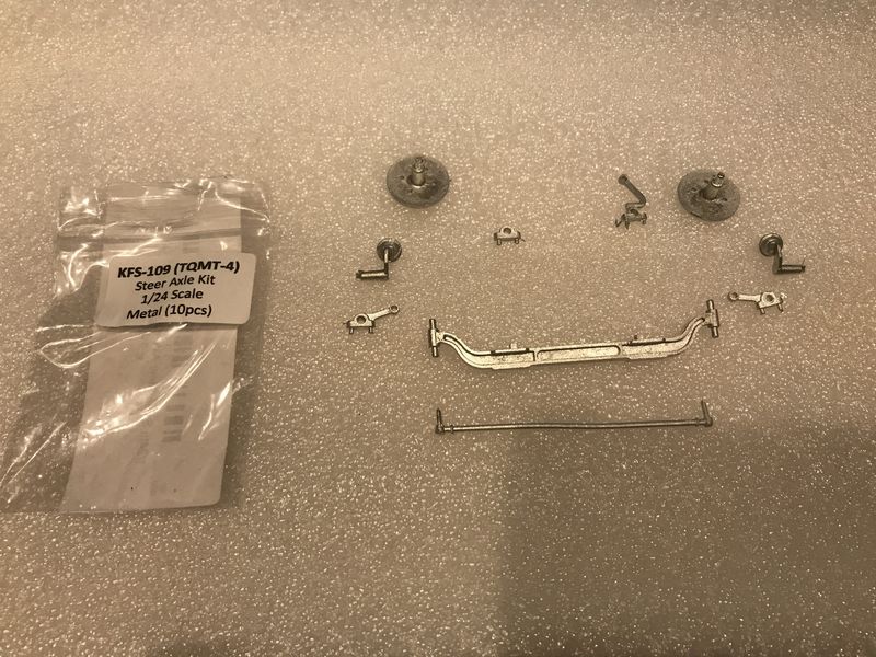 1/24th Scale Steer Axle Kit - KFS-109 (TQMT-4)