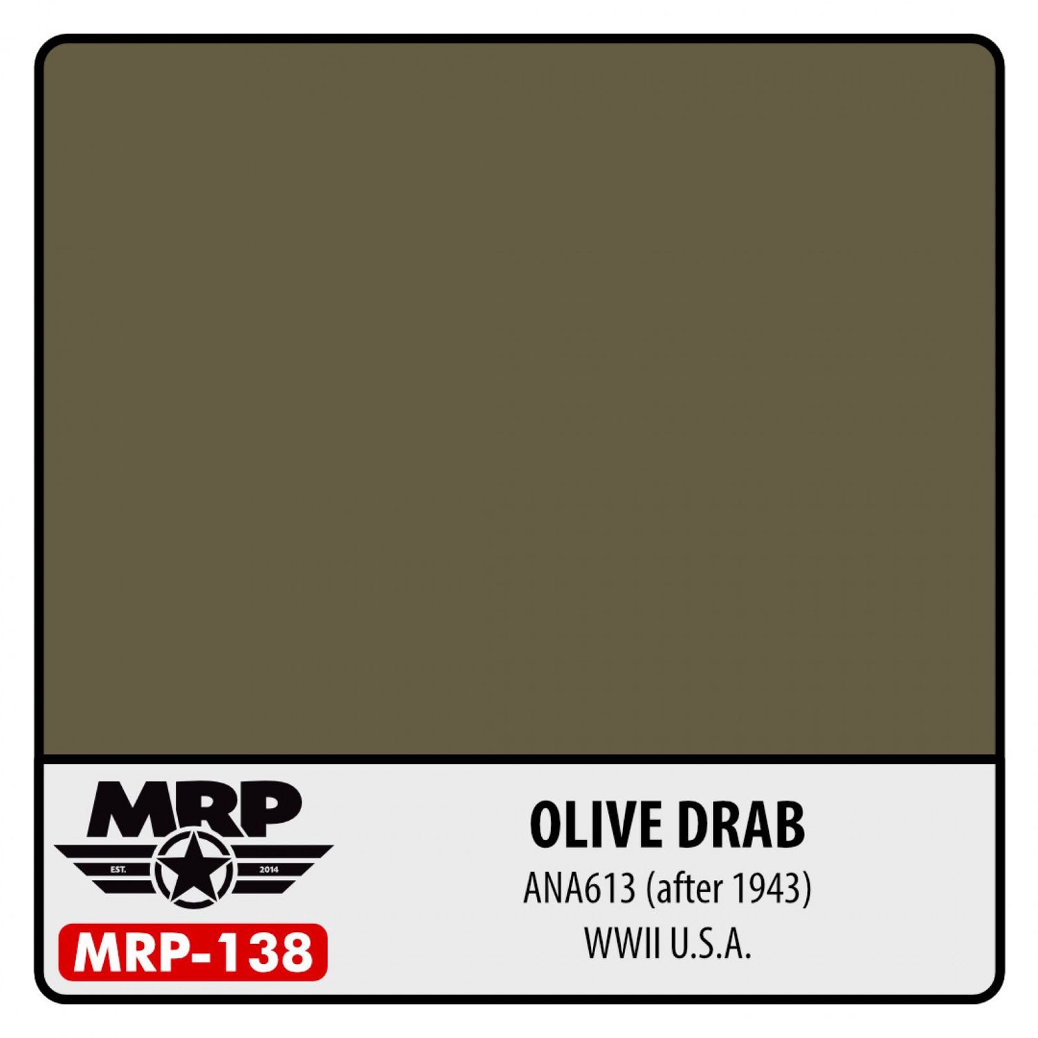 MRP-138 OLIVE DRAB ANA 613