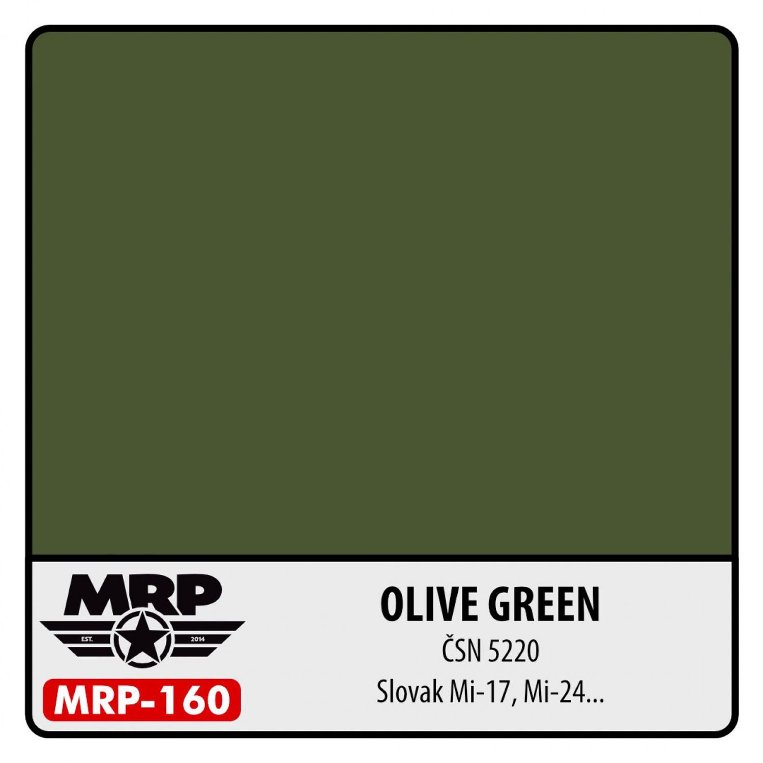 MRP-160 OLIVE GREEN ČSN 5220