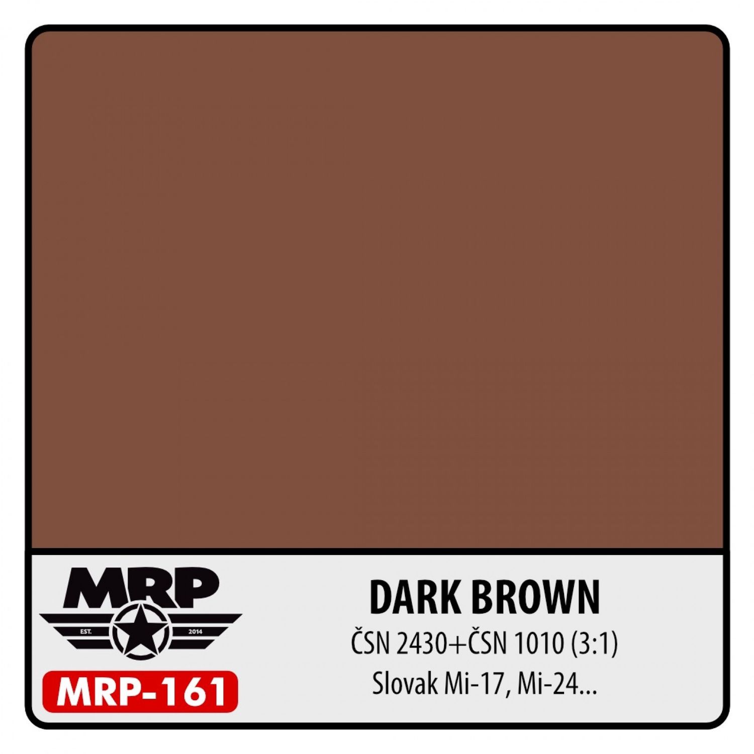 MRP-161 DARK BROWN ČSN 2430/ČSN 1010