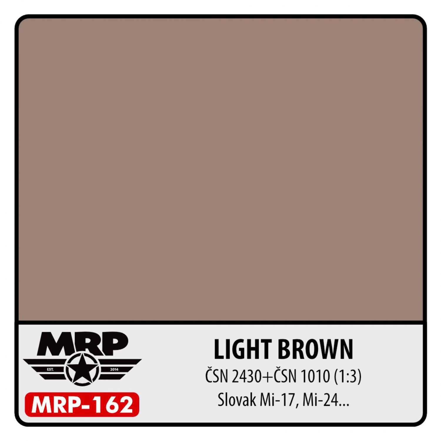 MRP-162 LIGHT BROWN ČSN 2430/ČSN 1010