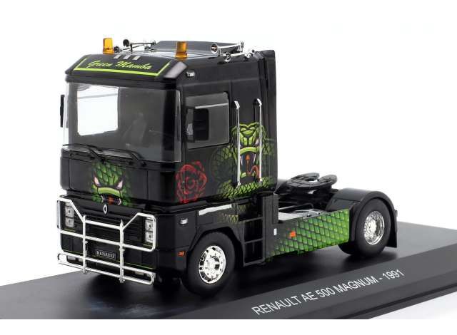 1/43 1991 Renault AE 500 Magnum Truck *Green Mamba*, black/green