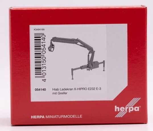 Hiab X-HIPRO 232 E-3 + Greifer, rood