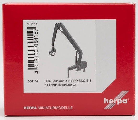 Hiab X-HIPRO 232 E-3 holztransporter, rood