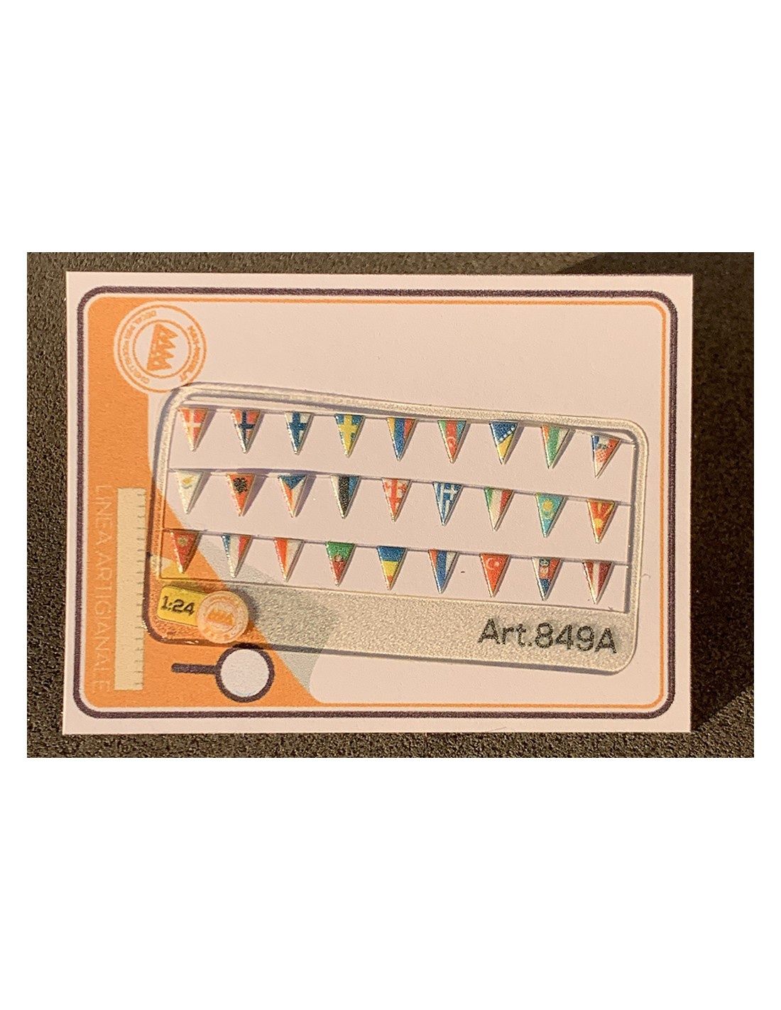 Triangular Front windscreen Flags - 1:24 - 3D - M849A