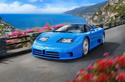 Bugatti EB110 1/24