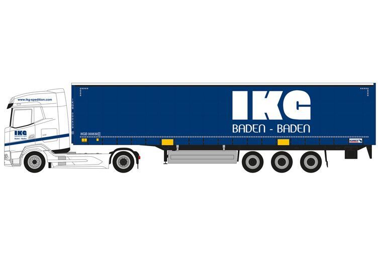 DAF XG gordijntrailer IKG Spedition