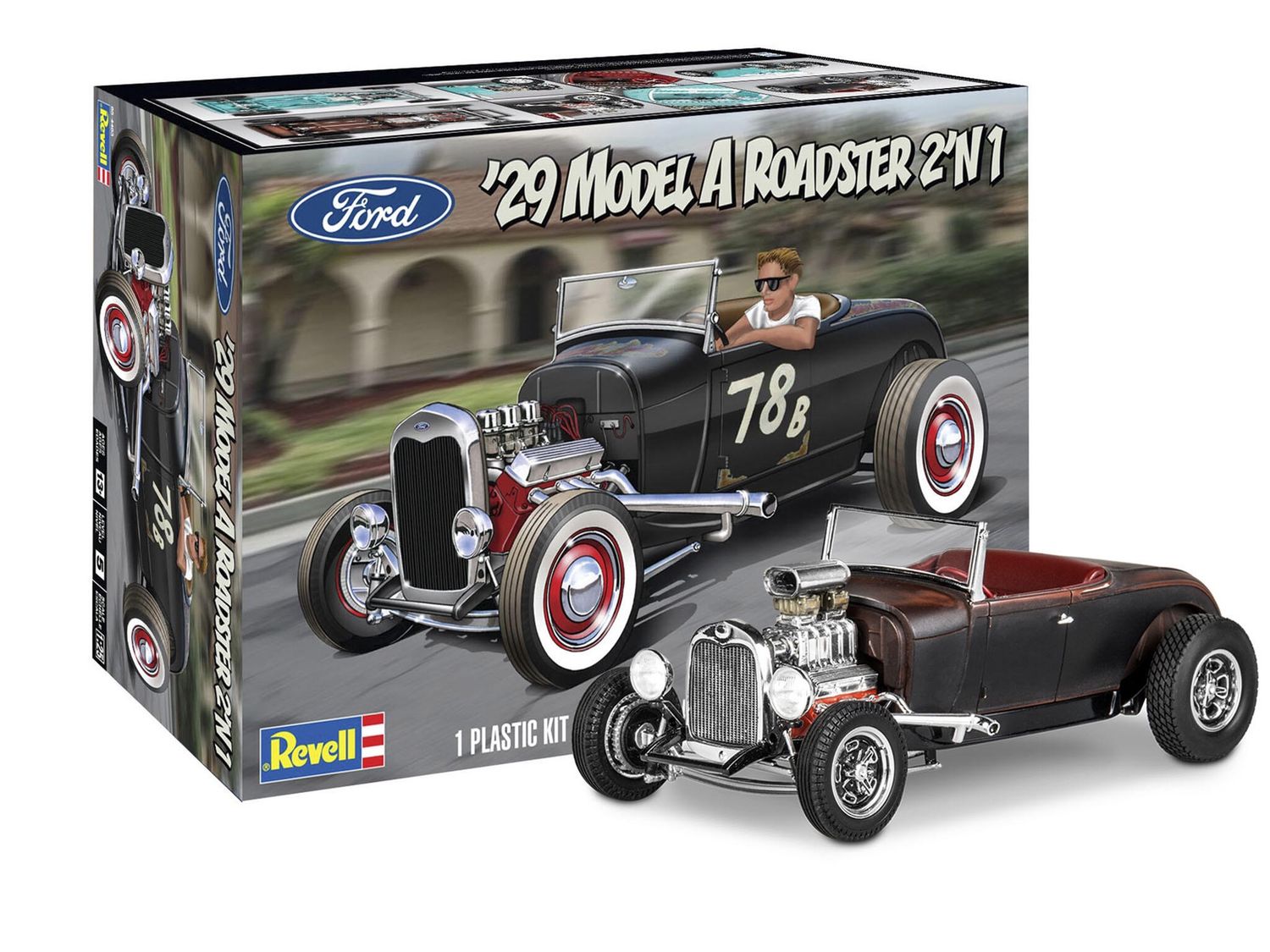 1929 Ford Model A Roadster Revell modelbouwpakket