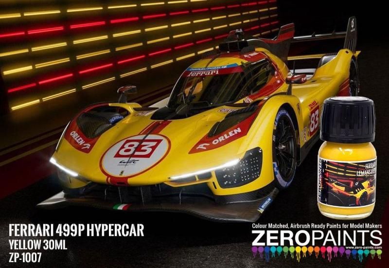 Ferrari 499P Lemans Hypercar Yellow Paint 30ml