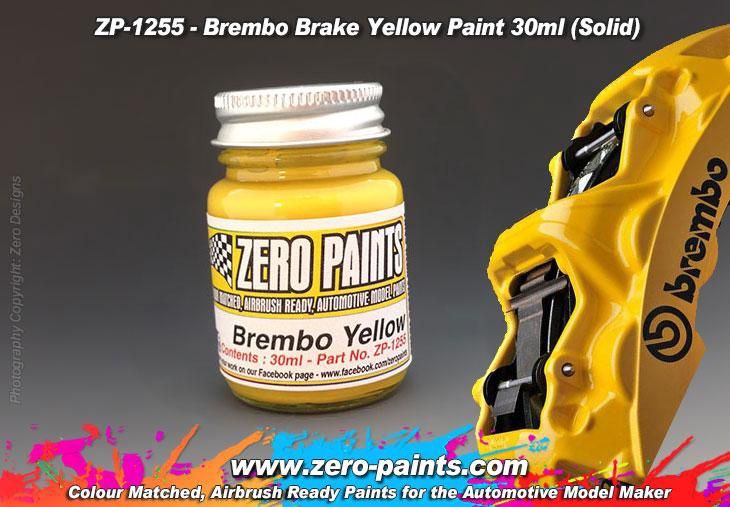 ZP1255 Brake Caliper Yellow Paint 30ml