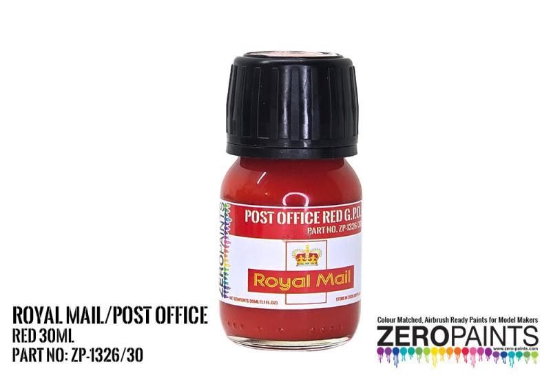 ZP 1326 Royal Mail (Post Office) Red Paint - 30ml