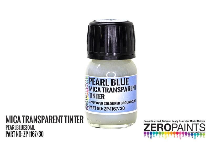 ZP1167/30 Mica Transparent Tinter Pearl Blue 30ml