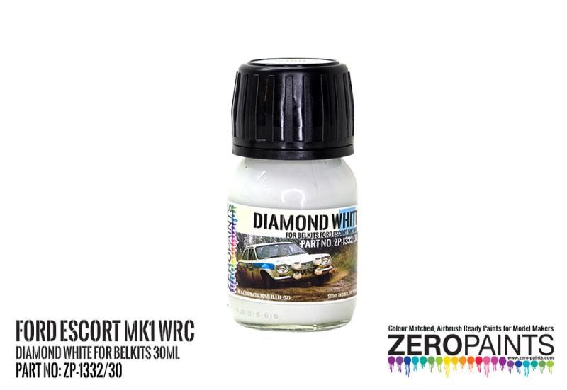 ZP1332/30 Ford Escort RS1600 Mk1 WRC Diamond White Paint 30ml (Belkits)