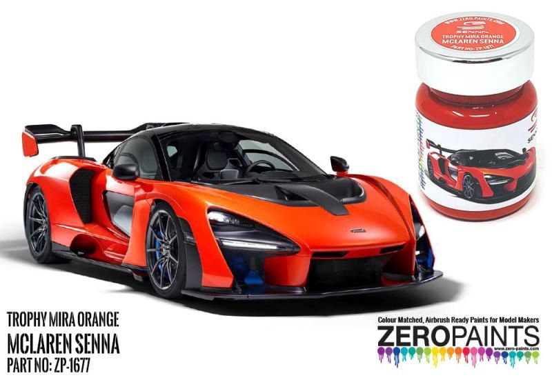 ZP1677 Senna McLaren Trophy Mira Orange Paint 60ml
