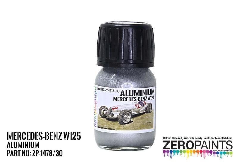 ZP1478/30 Aluminium Mercedes-Benz W125 Paint 30ml