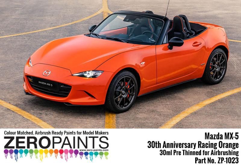 Mazda MX-5 30th Anniversary Racing Orange Paint 30ml