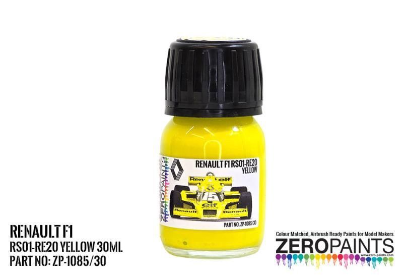 ZP1085/30 Renault F1 Yellow Paint RS01-RE20 30ml