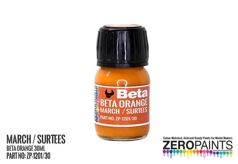 ZP1201/30 BETA Orange (March/Surtees) Paint 30ml